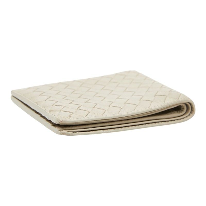 Bottega Veneta Intrecciato Beige Leather