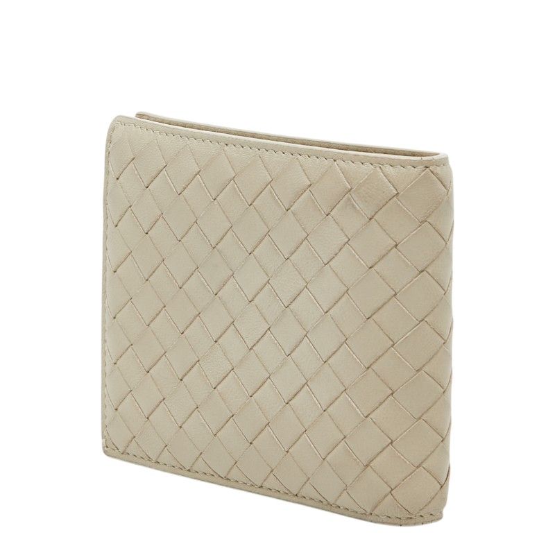 Bottega Veneta Intrecciato Beige Leather