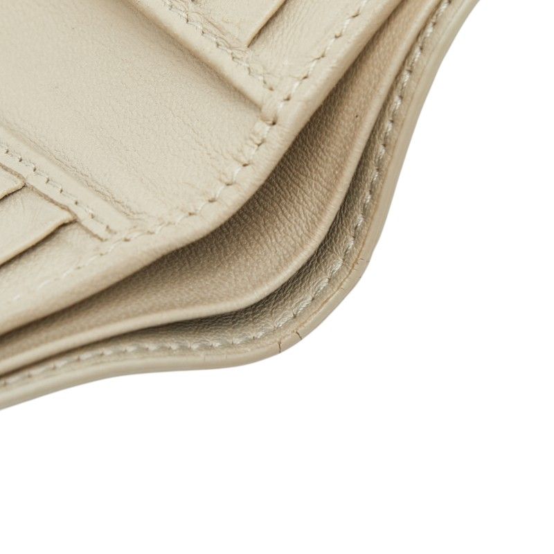 Bottega Veneta Intrecciato Beige Leather