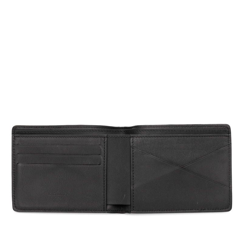Louis Vuitton Monogram Spotlight Portefeuille Multiple Bifold Wallet Billfold Noir Black Multicolor