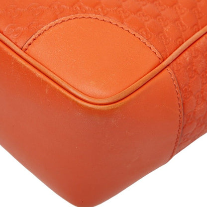 Gucci Micro Guccissima 2-Way Shoulder Bag Orange Leather
