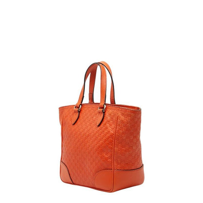 Gucci Micro Guccissima 2-Way Shoulder Bag Orange Leather