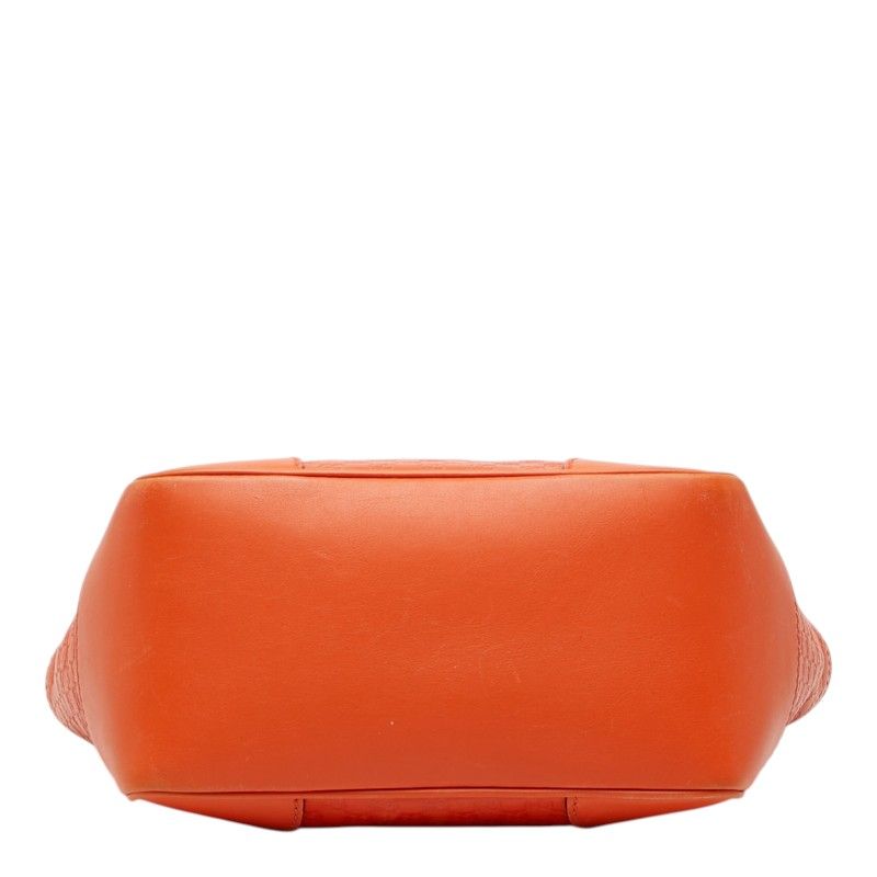 Gucci Micro Guccissima 2-Way Shoulder Bag Orange Leather