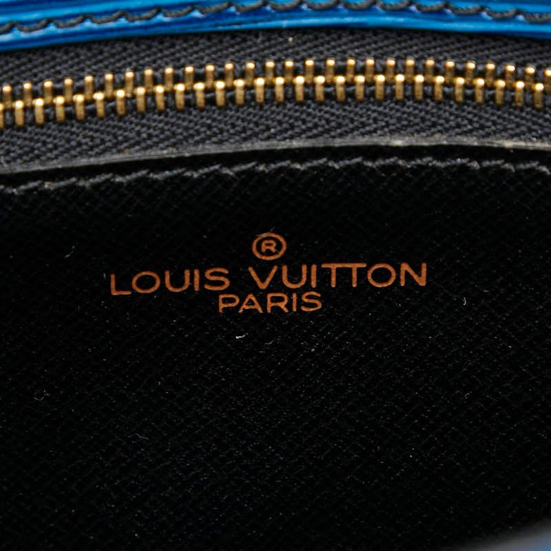 Louis Vuitton Epi Saint Cloud Crossbody Shoulder Bag Toledo Blue Leather