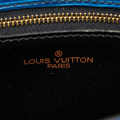 Louis Vuitton Epi Saint Cloud Crossbody Shoulder Bag Toledo Blue Leather