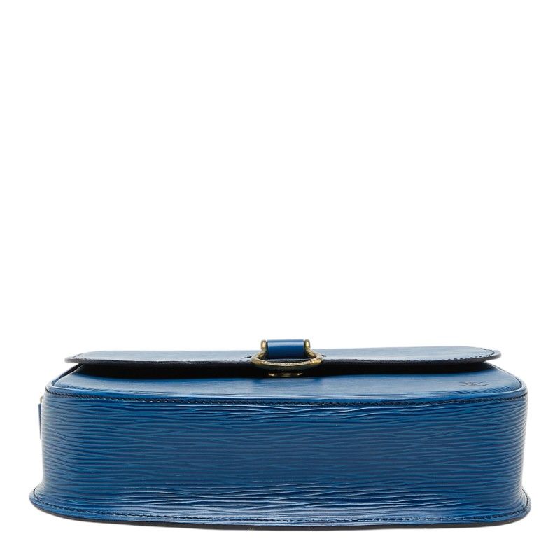 Louis Vuitton Epi Saint Cloud Crossbody Shoulder Bag Toledo Blue Leather