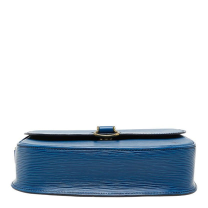 Louis Vuitton Epi Saint Cloud Crossbody Shoulder Bag Toledo Blue Leather