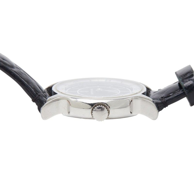 Bvlgari Solo Tempo External Watch Silver Black Stainless Steel