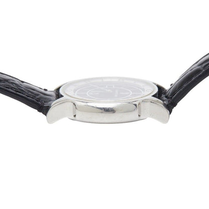 Bvlgari Solo Tempo External Watch Silver Black Stainless Steel