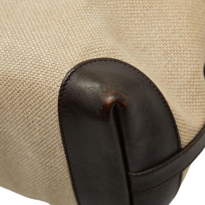 Gucci Craft Tote Beige Brown Canvas Leather
