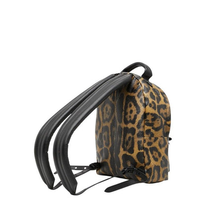 Louis Vuitton Leopard Palm Spring Backpack PM Brown Black