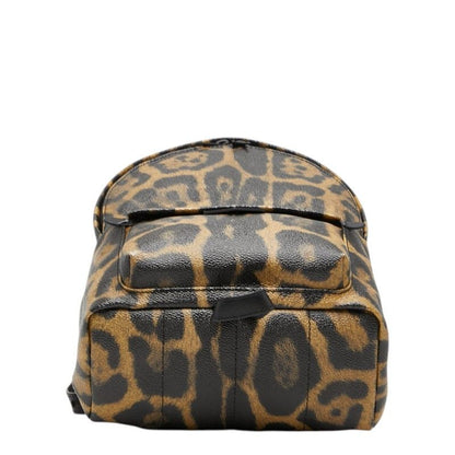Louis Vuitton Leopard Palm Spring Backpack PM Brown Black