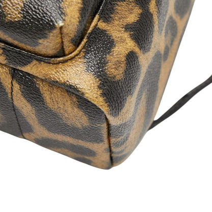 Louis Vuitton Leopard Palm Spring Backpack PM Brown Black