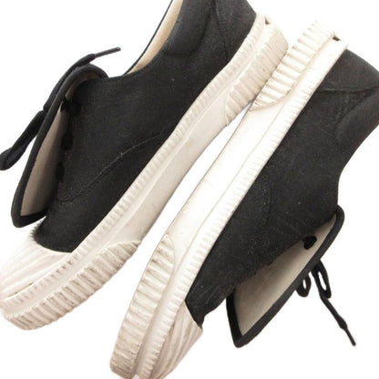 Loewe Anagram Flap Sneakers Shoes Low Cut Logo Embroidery Bicolor 37 White