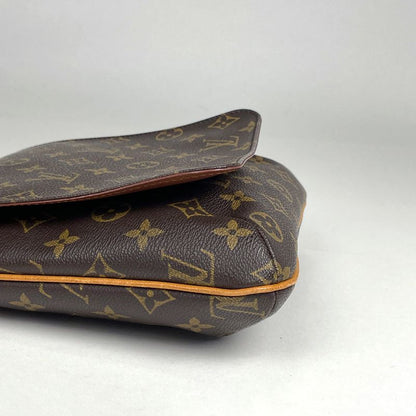 Louis Vuitton Musette Salsa Long Shoulder Bag Monogram Brown