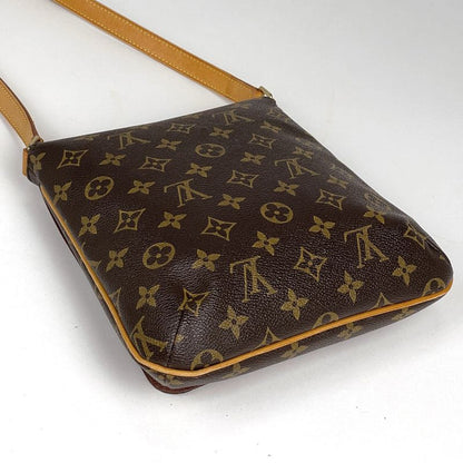 Louis Vuitton Musette Salsa Long Shoulder Bag Monogram Brown