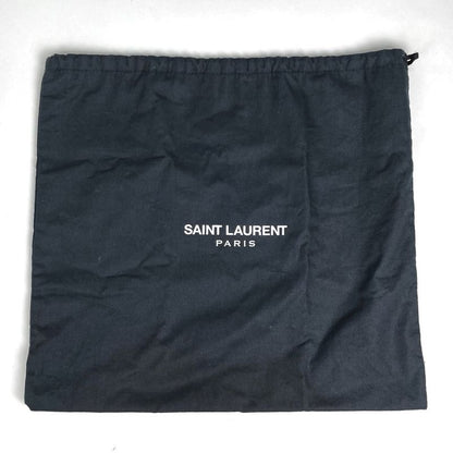 Saint Laurent Paris Emmanuel Logo 2-Way Shoulder Bag Fringe