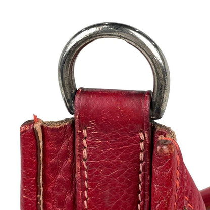 Hermes Evelyne 1 GM Perforated Logo Shoulder Bag Fjord Rouge Ash