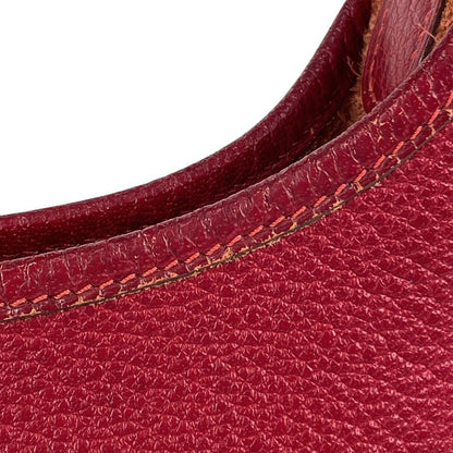 Hermes Evelyne 1 GM Perforated Logo Shoulder Bag Fjord Rouge Ash