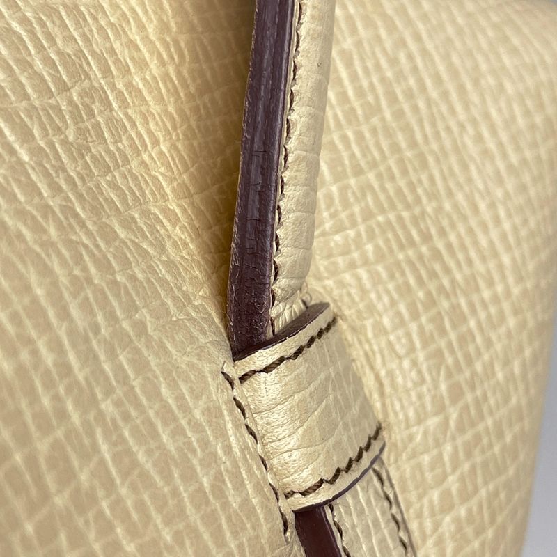 Loewe Logo Handbag Leather Light Beige