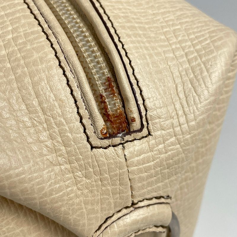 Loewe Logo Handbag Leather Light Beige