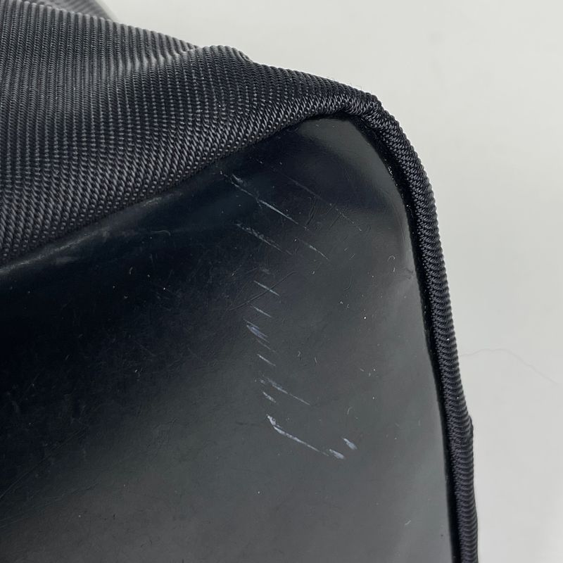 Gucci Bamboo Shoulder Bag Nylon Black