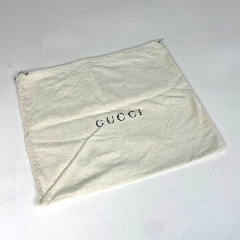 Gucci Bamboo Shoulder Bag Nylon Black