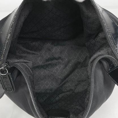 Gucci Bamboo Shoulder Bag Nylon Black