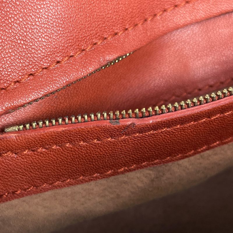 Bottega Veneta Intrecciato Shoulder Bag Leather Brown