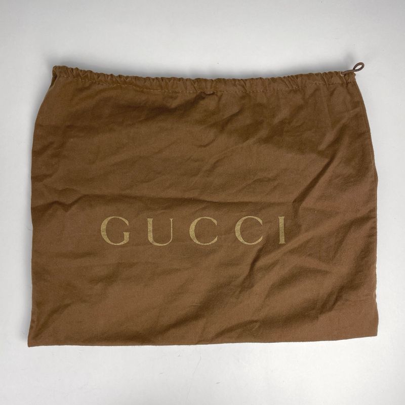 Gucci GG Pattern Tote Shoulder Bag Heart Charm Canvas Beige Gold