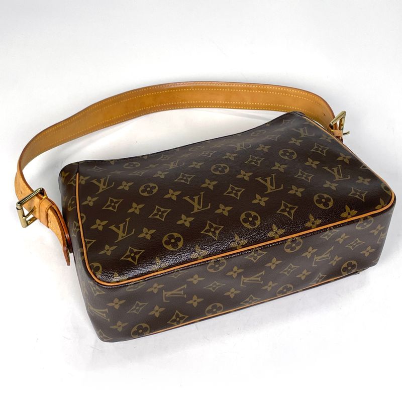 Louis Vuitton Viva-Cite GM Shoulder Bag Monogram Brown