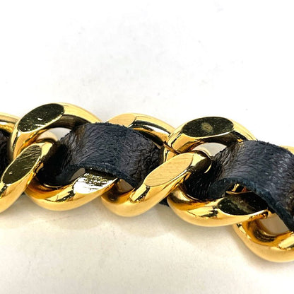 Chanel CC Logo Chain Belt 31 Rue Cambon Leather Gold