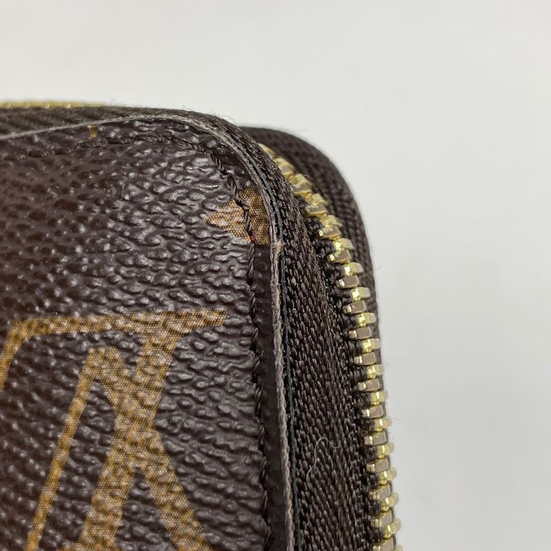 Louis Vuitton Zippy Wallet Christmas Portfolio Monogram Brown