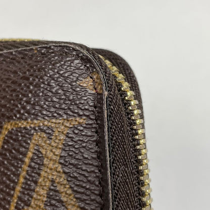 Louis Vuitton Zippy Wallet Christmas Portfolio Monogram Brown