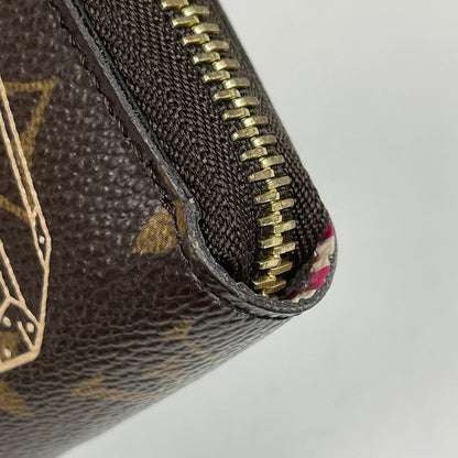 Louis Vuitton Zippy Wallet Christmas Portfolio Monogram Brown