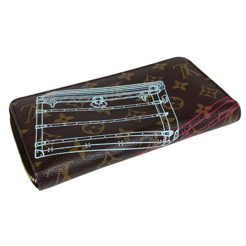 Louis Vuitton Zippy Wallet Christmas Portfolio Monogram Brown