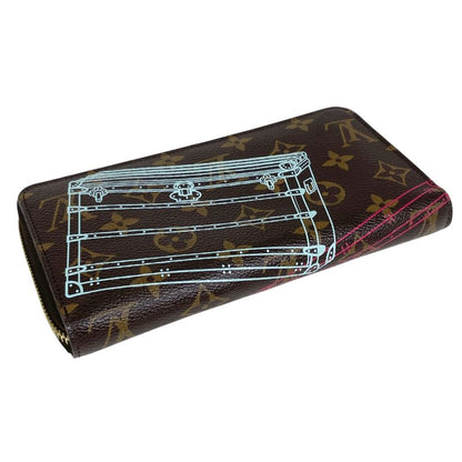 Louis Vuitton Zippy Wallet Christmas Portfolio Monogram Brown