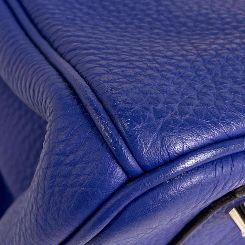 Hermes Birkin 35 Handbag Togo Blue Electric Blue-electric