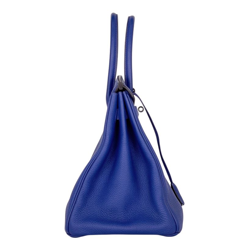 Hermes Birkin 35 Handbag Togo Blue Electric Blue-electric