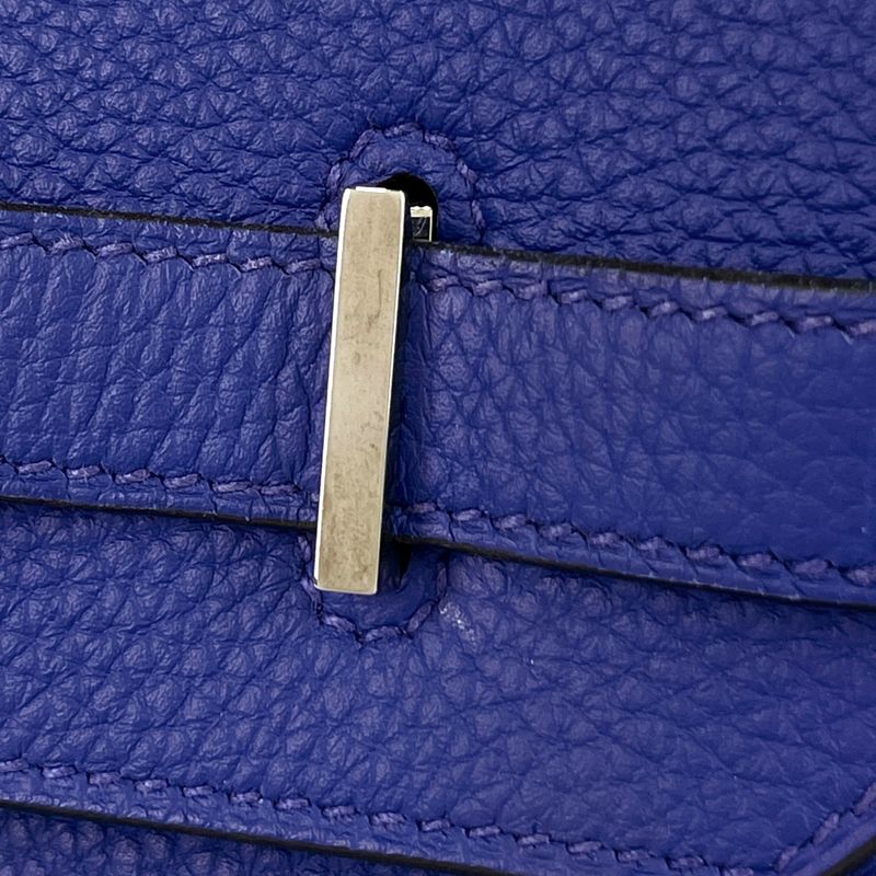 Hermes Birkin 35 Handbag Togo Blue Electric Blue-electric