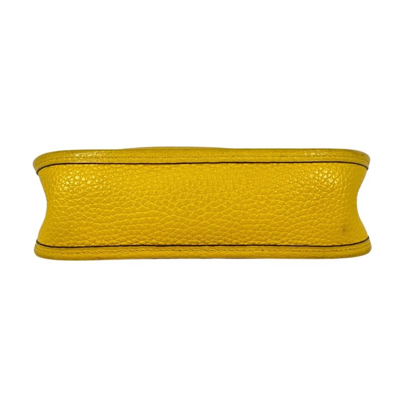 Hermes Evelyne TPM Amazon Pochette Mini Perforated Shoulder Bag Taurillon Clemence Joan Ambre