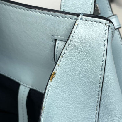 Loewe Hammock Anagram 2-Way Shoulder Bag Leather Light Blue Light