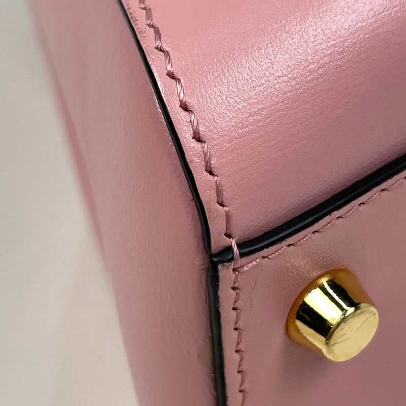 Gucci Jackie Tote 2-Way Shoulder Bag Leather Pink