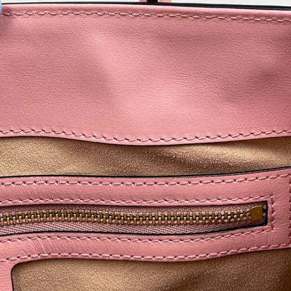 Gucci Jackie Tote 2-Way Shoulder Bag Leather Pink
