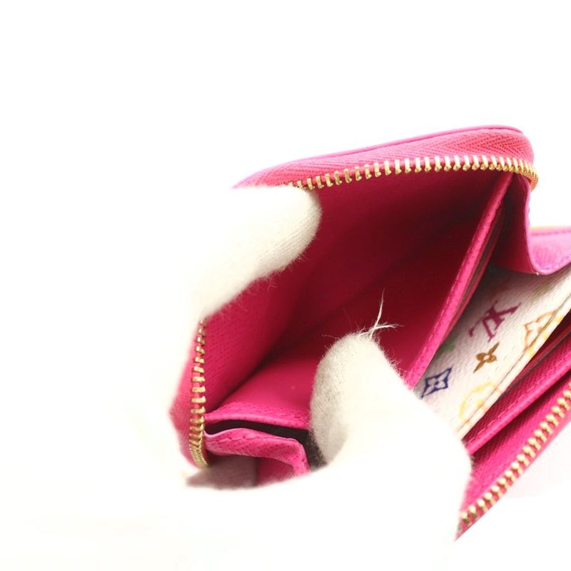 Louis Vuitton LV TM Zippy Coin Purse Epi Compact Wallet Leather