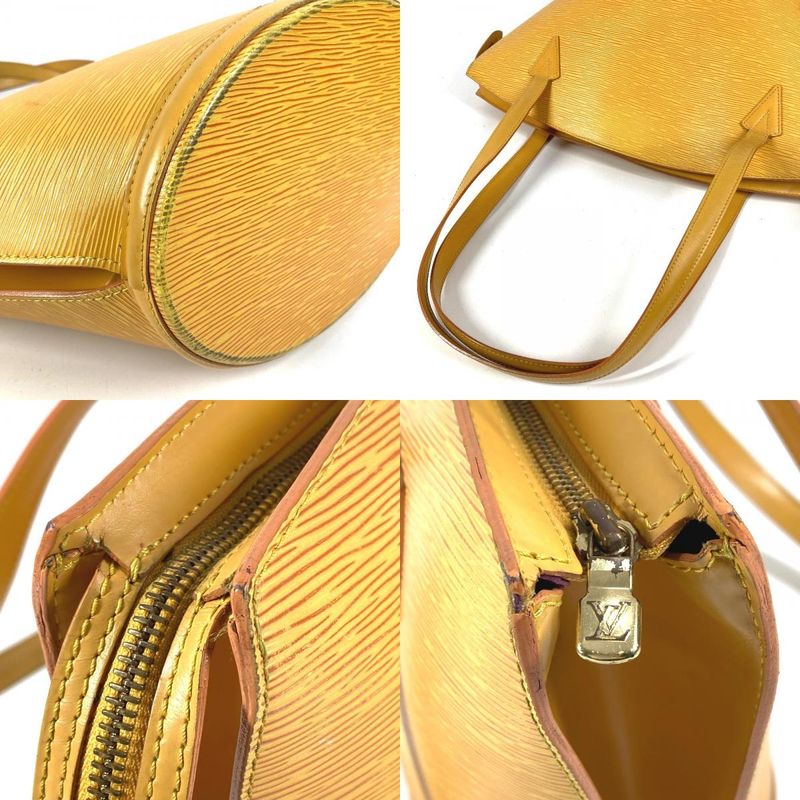 Louis Vuitton Shoulder Bag Saint Jacques Shopping Epi Leather Tassili Tassiri Yellowyellow