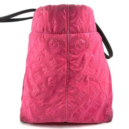 Louis Vuitton Shoulder Bag Scuba MM Microfiber Pink Black