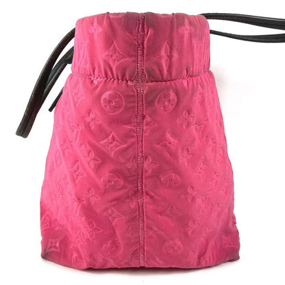 Louis Vuitton Shoulder Bag Scuba MM Microfiber Pink Black