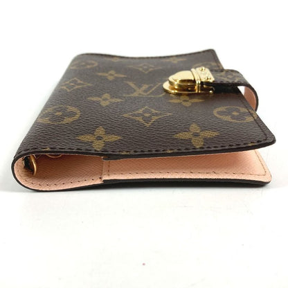 Louis Vuitton Notebook Cover Agenda PM Koala Monogram Pink Brown