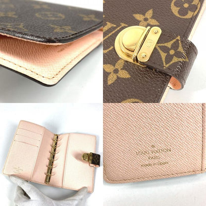 Louis Vuitton Notebook Cover Agenda PM Koala Monogram Pink Brown